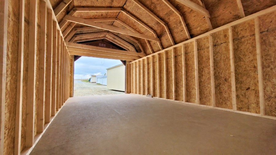 Lofted Barn Garage - 12x28 image 3